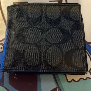 Coach black wallet